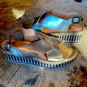 Zara Silver sandals